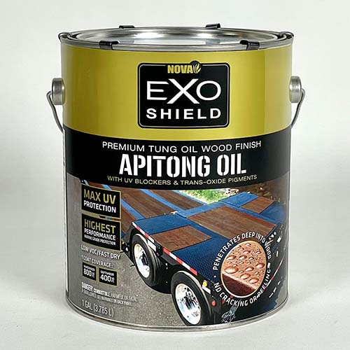 ExoShield APITONG Oil Walnut Exterior Finish