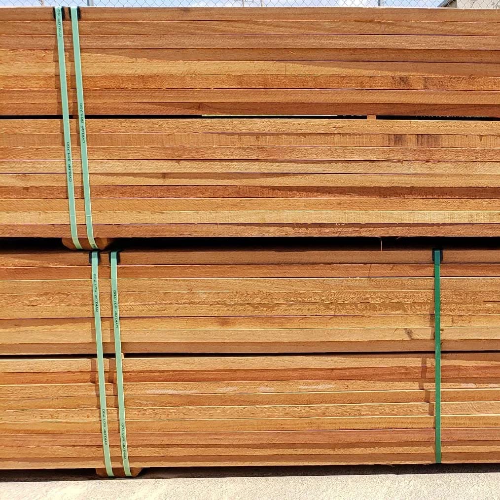Brazilian Apitong, Angelim Pedra 6/4 x 8 Full Sawn Std + Btr RGH