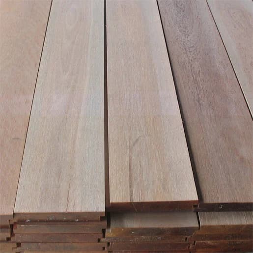 Apitong, Keruing 1-1/8" x 7-3/8" (7" face) Std + Btr Shiplap Flooring KD