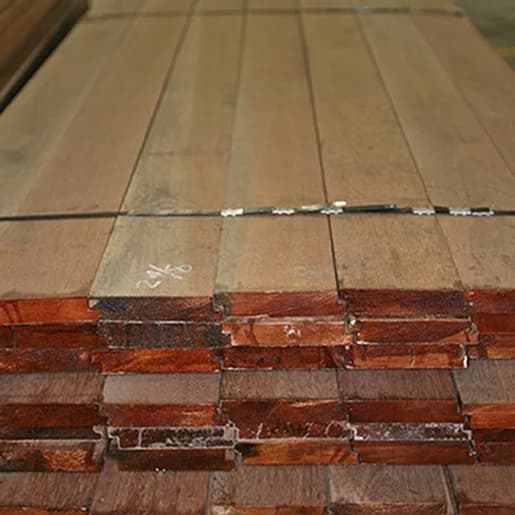 Apitong, Keruing 1-5/16" x 5-3/8" (5" face) Std + Btr Shiplap Flooring
