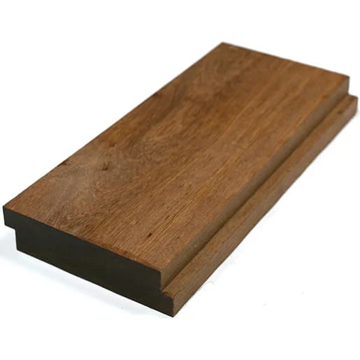 Apitong, Keruing 1-3/8" x 5-3/8" (5" Face)  Std & Btr FJ Shiplap Flooring KD