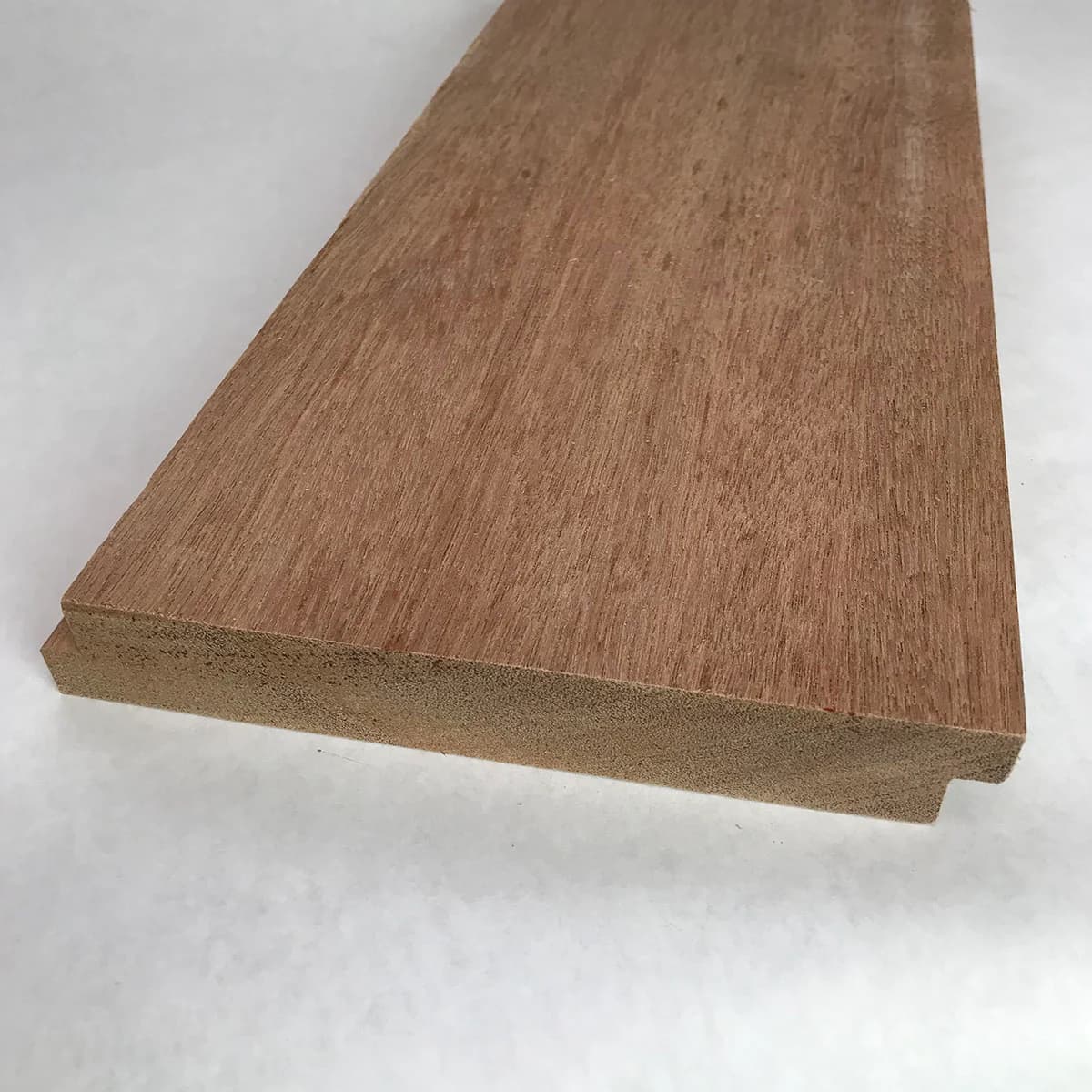 Apitong, Keruing 1-1/8" x 7-3/8" (7" face)  Std + Btr Shiplap Flooring KD