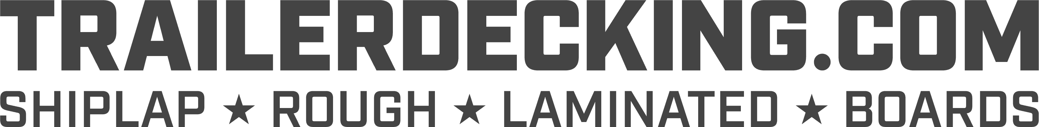 TrailerDecking.com — Shiplap, Rough, Laminated, Boards