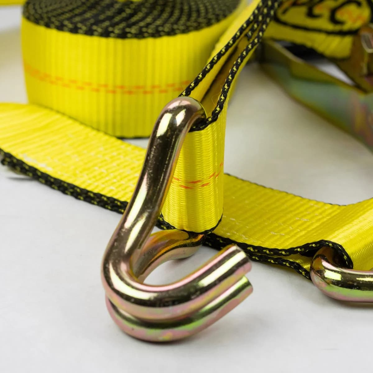 Ratchet Strap 2"x27' Wire Hook Ratchet Strap Industrial Strength Hardware