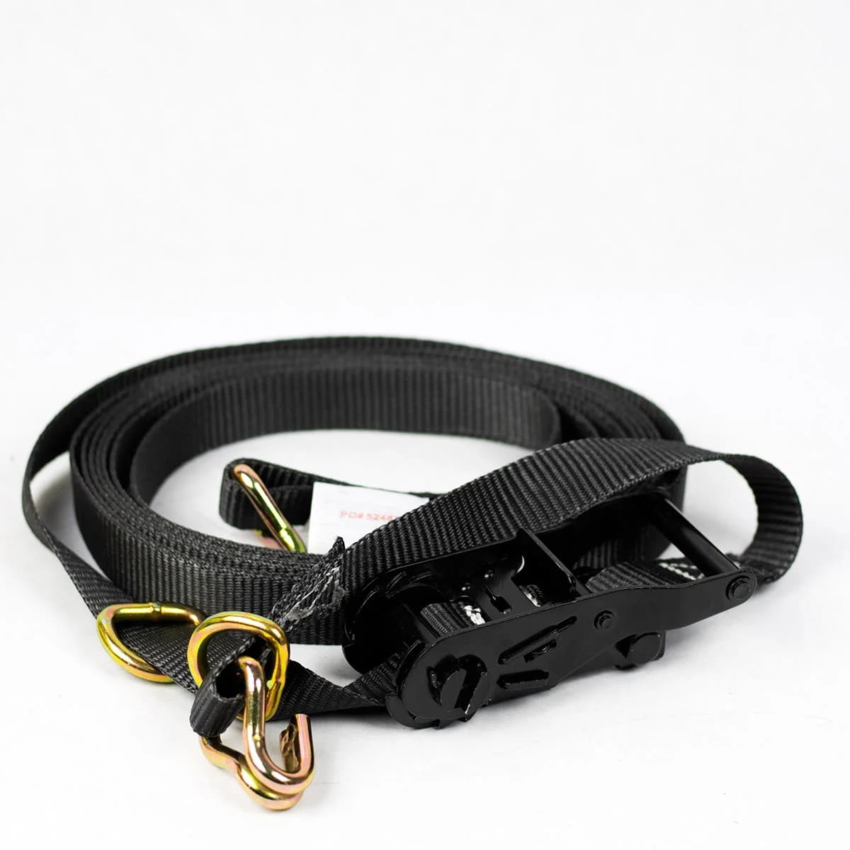 Ratchet Strap 1"x16' Wire Hook Ratchet Strap Industrial Strength Hardware