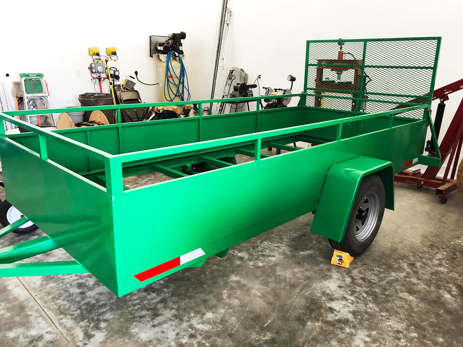 Matt Trailer Before Install With New Paint