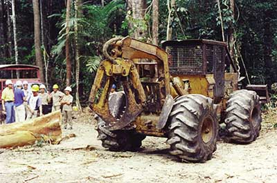 logging skidder